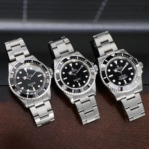 generations of rolex submariner